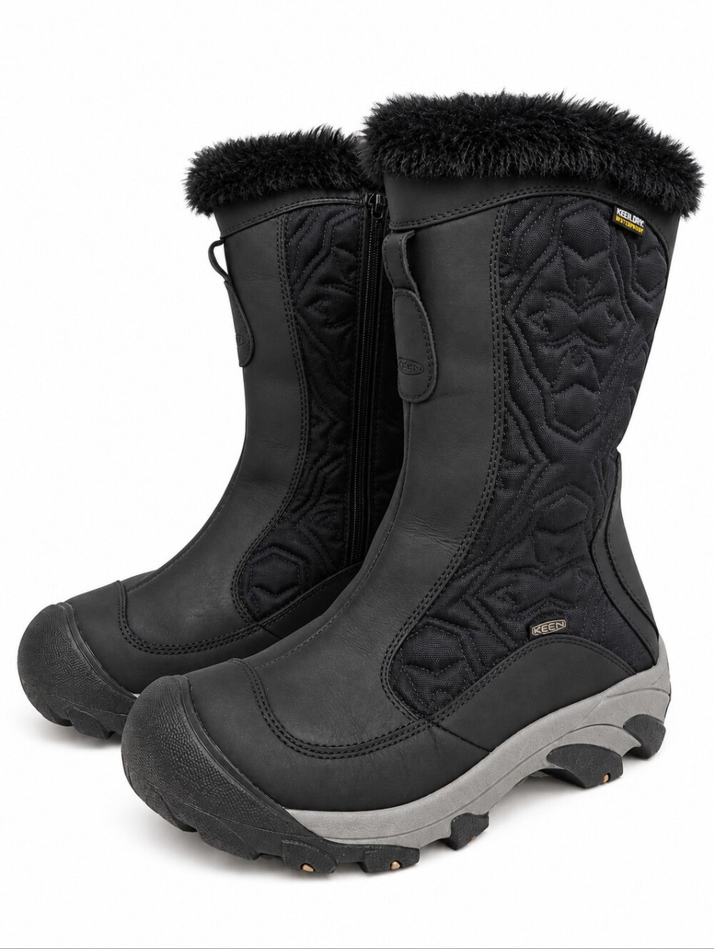 KEEN Women’s Black Waterproof Insulated Winter Snow Boots Size 10